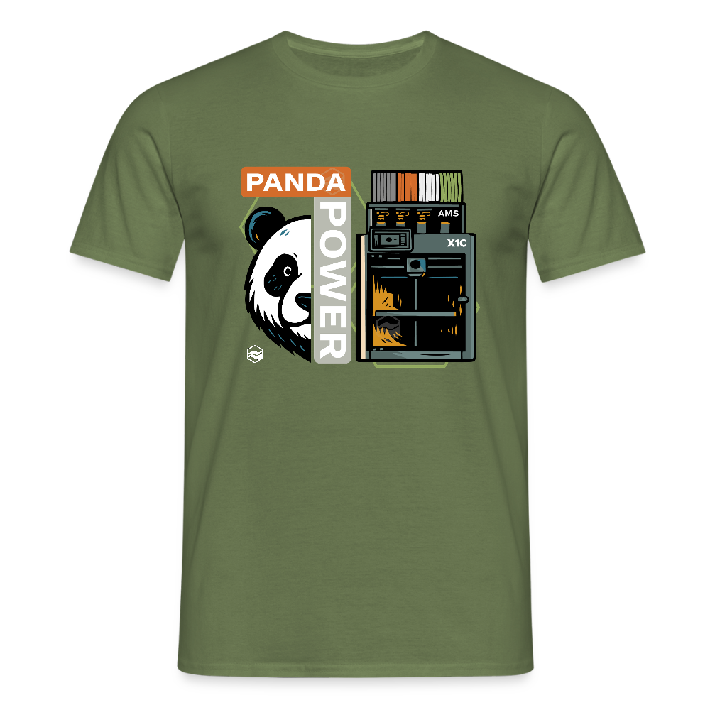 PANDA POWERWEAR – Built to Print X1C TShirt - Militärgrün