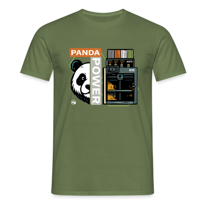 PANDA POWERWEAR – Built to Print X1C TShirt - Militärgrün