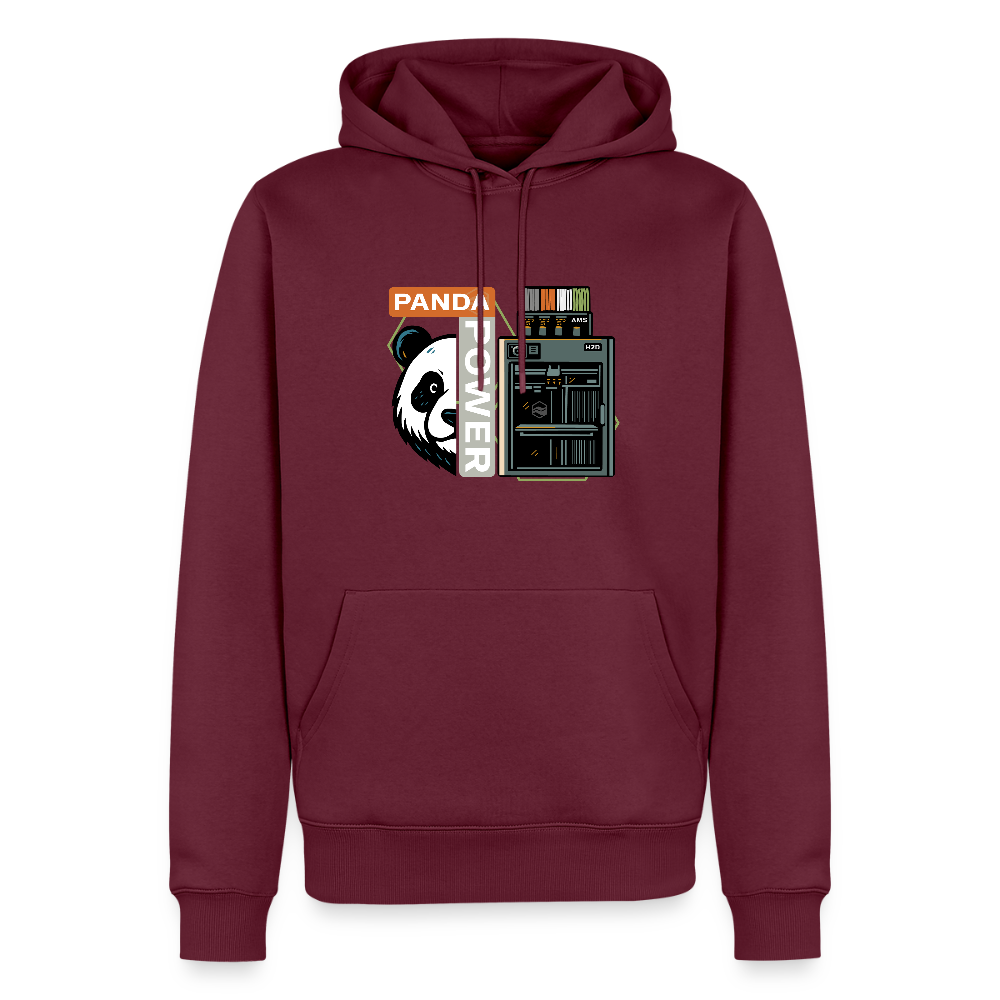 PANDA POWERWEAR – Built to Print H2D Premium Hoodie - Burgunderrot