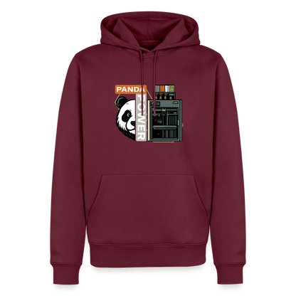 PANDA POWERWEAR – Built to Print H2D Premium Hoodie - Burgunderrot