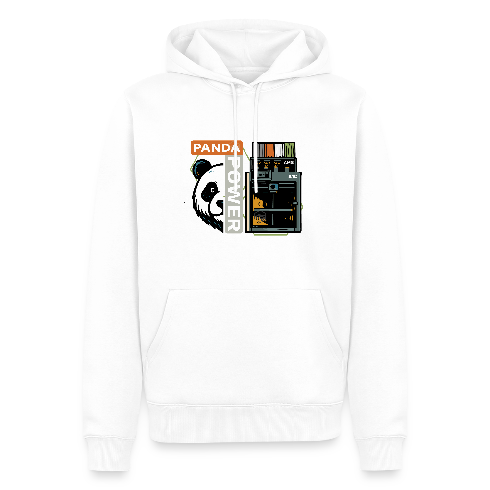 PANDA POWERWEAR – Built to Print X1C Premium Hoodie - Weiß