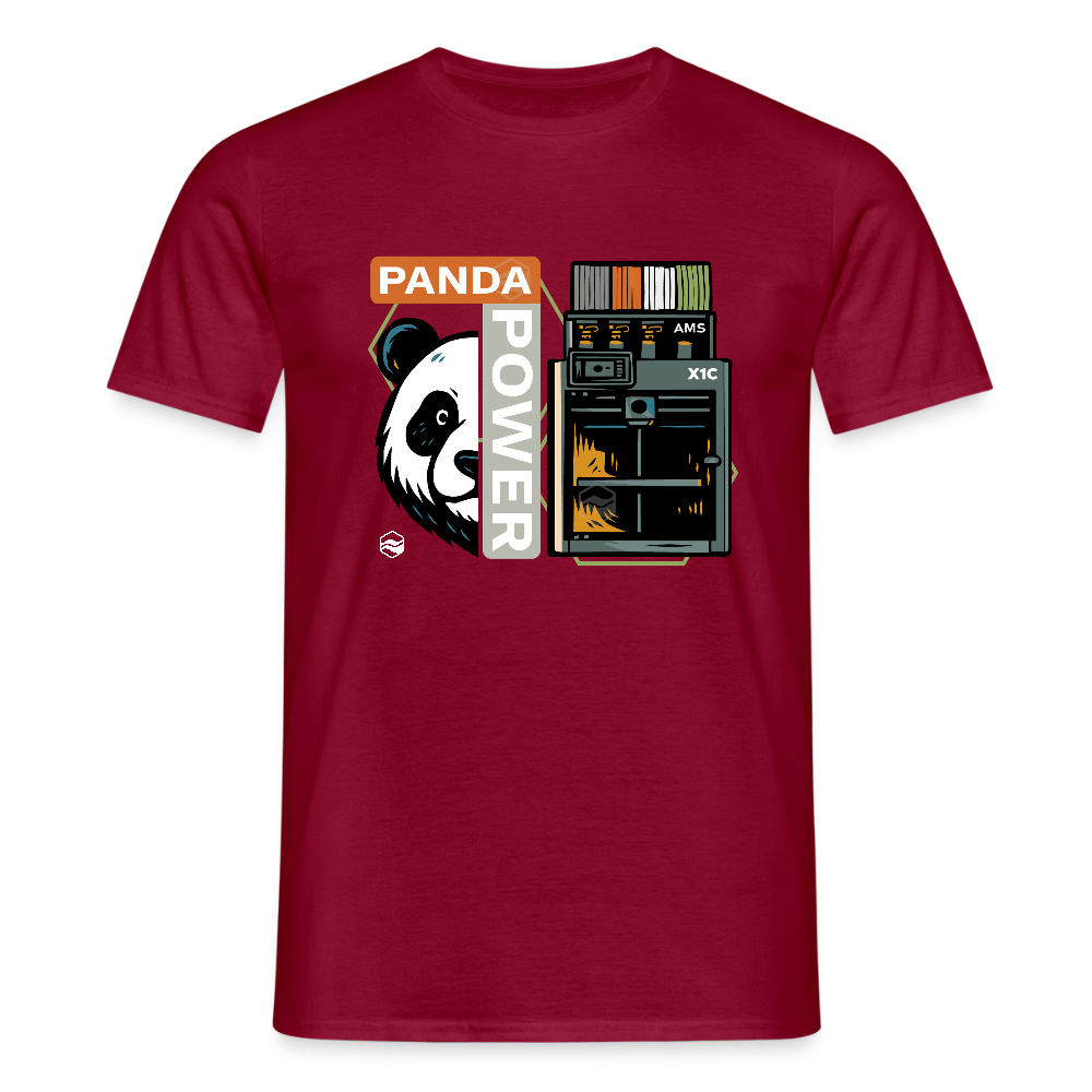 PANDA POWERWEAR – Built to Print X1C TShirt - Ziegelrot