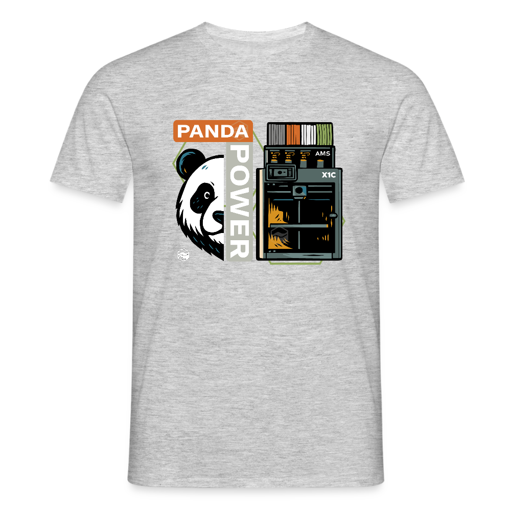 PANDA POWERWEAR – Built to Print X1C TShirt - Grau meliert