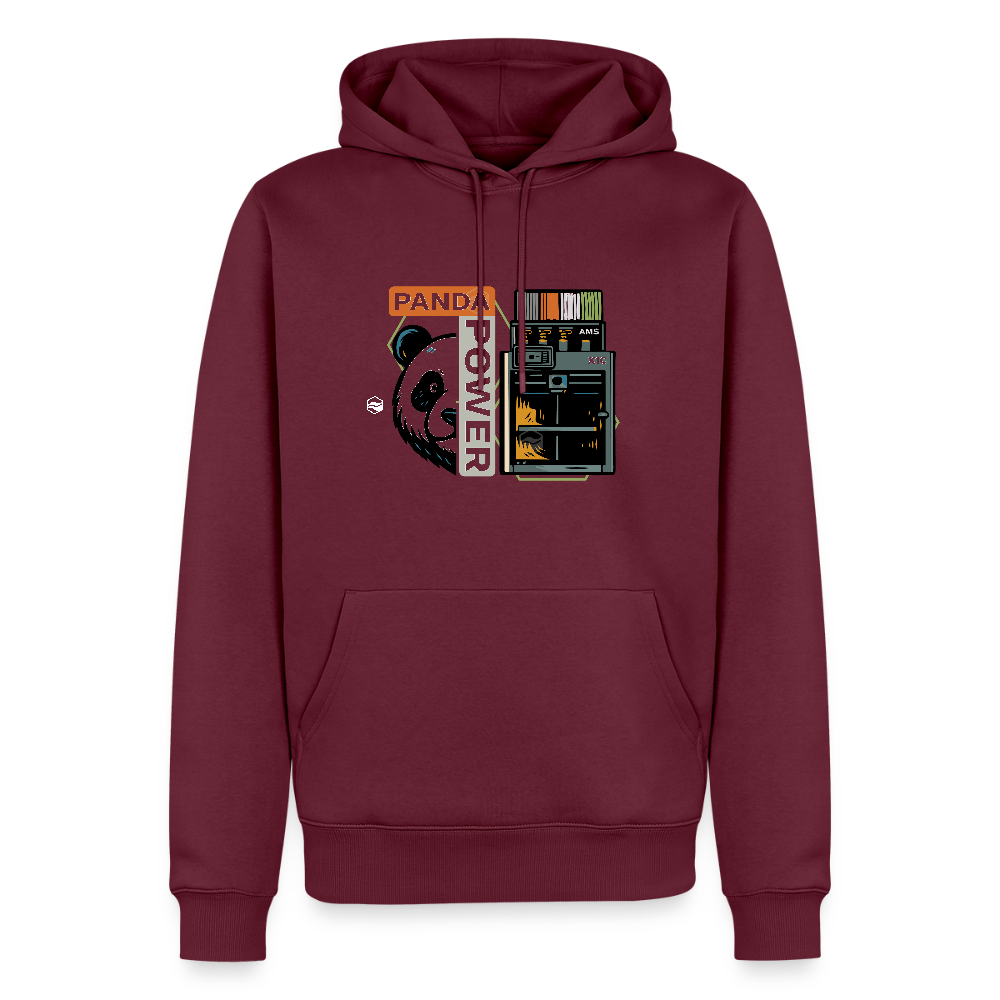 PANDA POWERWEAR – Built to Print X1C Premium Hoodie - Burgunderrot