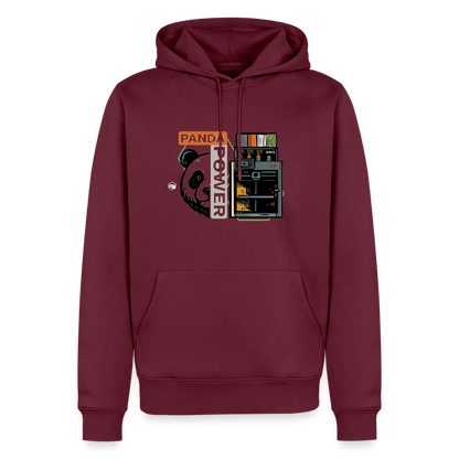 PANDA POWERWEAR – Built to Print X1C Premium Hoodie - Burgunderrot