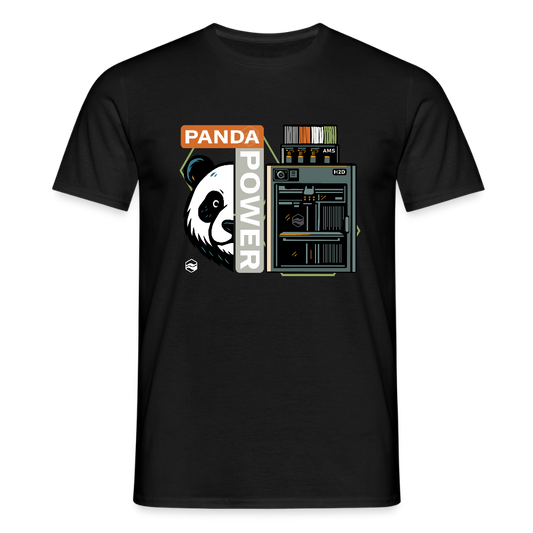 PANDA POWERWEAR – Built to Print H2D TShirt - Schwarz