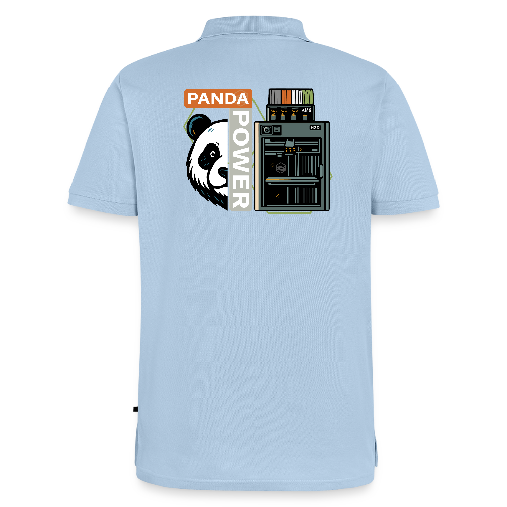 PANDA POWERWEAR – Built to Print H2D Polo Shirt - Hellblau