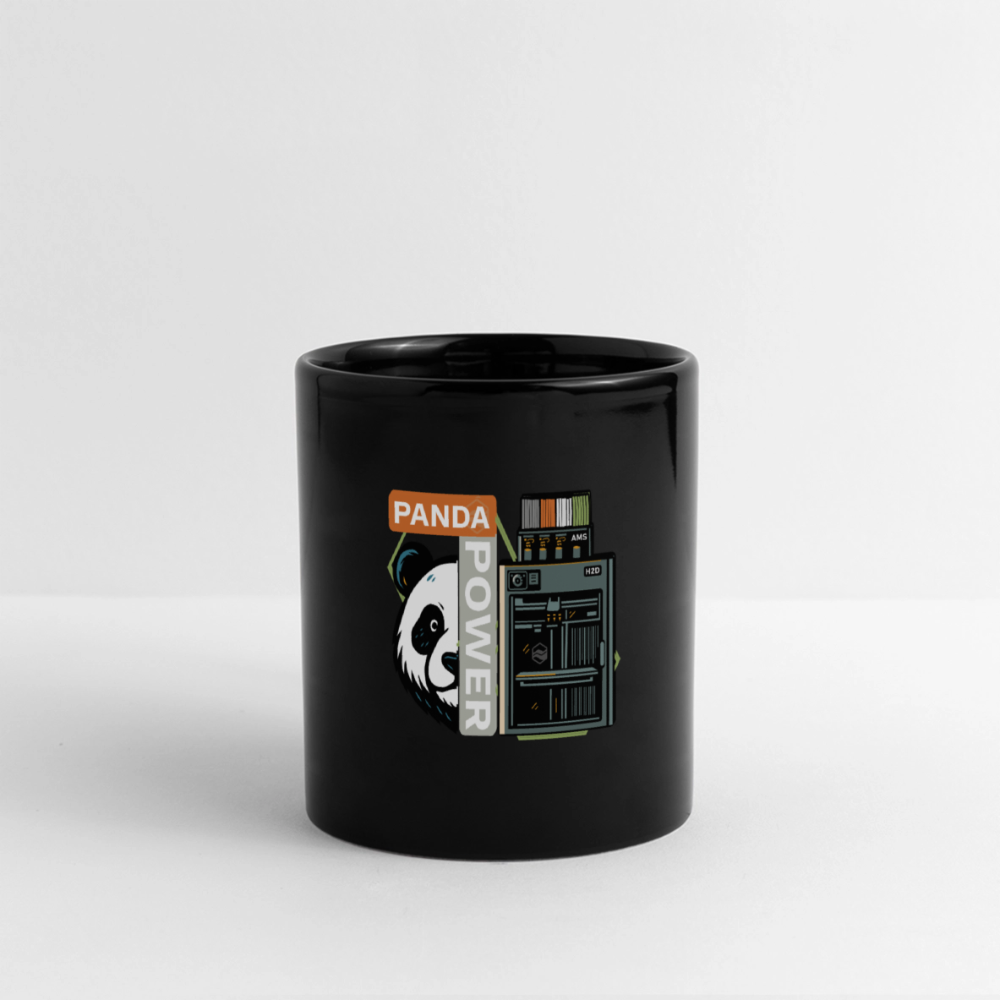 PANDA POWERWEAR – Built to Print H2D - Tasse - Schwarz