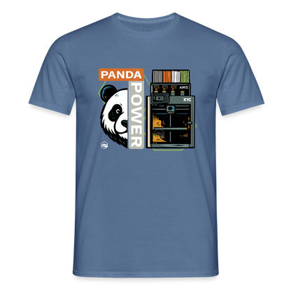 PANDA POWERWEAR – Built to Print X1C TShirt - Taubenblau 
