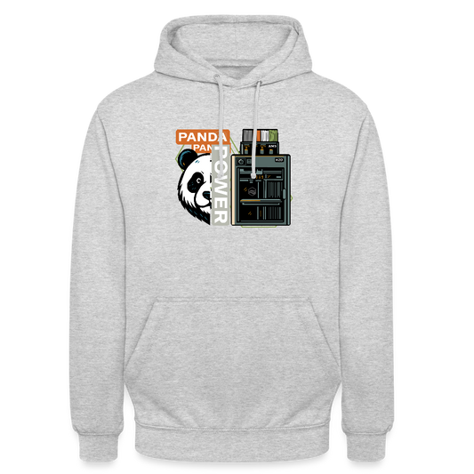 PANDA POWERWEAR – Built to Print H2D - Hoddie - Hellgrau meliert