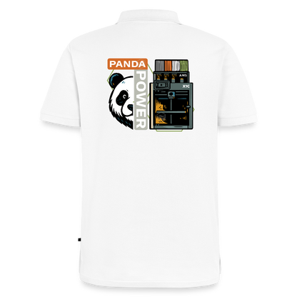 PANDA POWERWEAR – Built to Print X1C Polo Shirt - Weiß