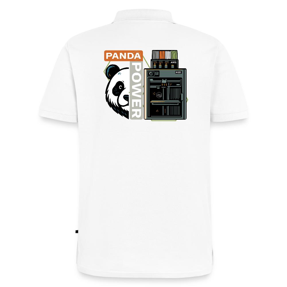 PANDA POWERWEAR – Built to Print H2D Polo Shirt - Weiß