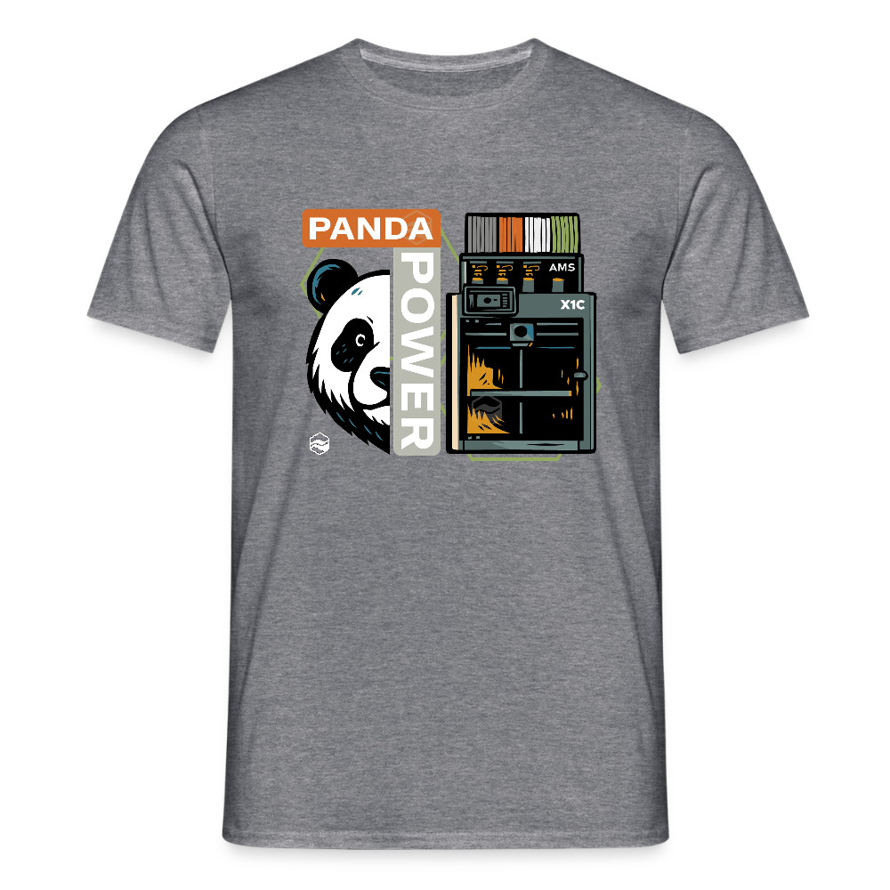PANDA POWERWEAR – Built to Print X1C TShirt - Graphit meliert