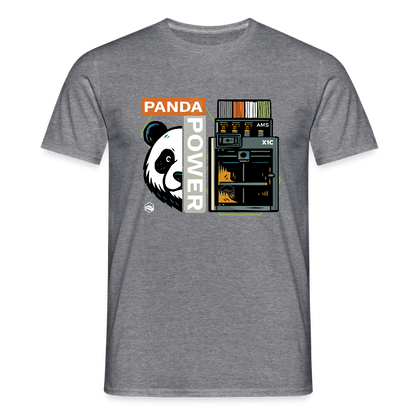 PANDA POWERWEAR – Built to Print X1C TShirt - Graphit meliert