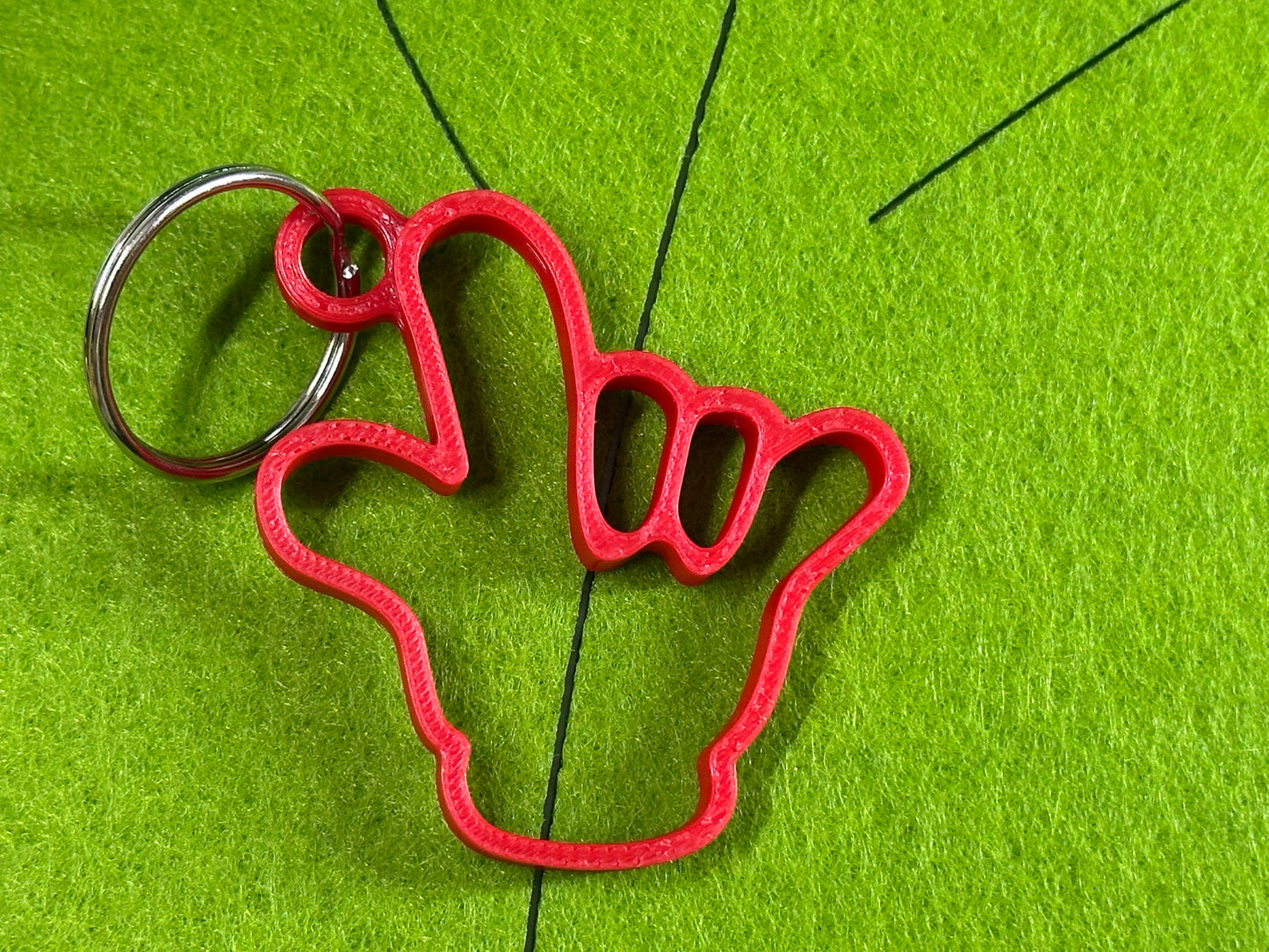 Hand "I Love You" Schlüsselanhänger