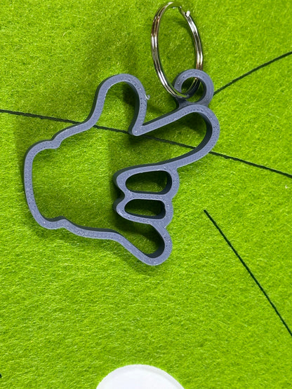 Hand "I Love You" Schlüsselanhänger