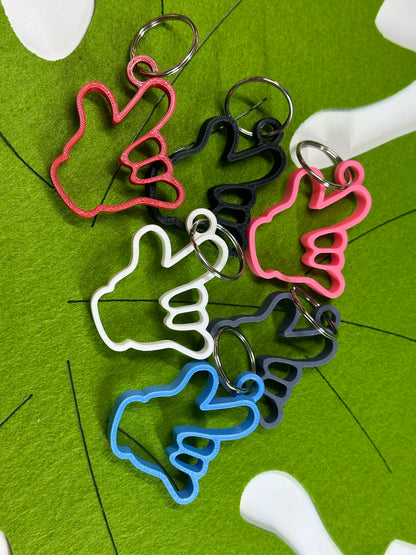 Hand "I Love You" Schlüsselanhänger