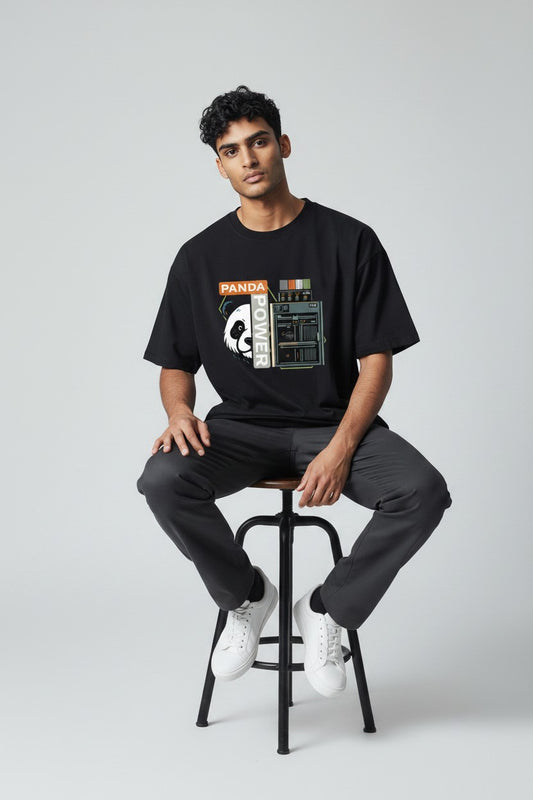 Panda Power – 3D-Druck Maker T-Shirt - H2D Edition
